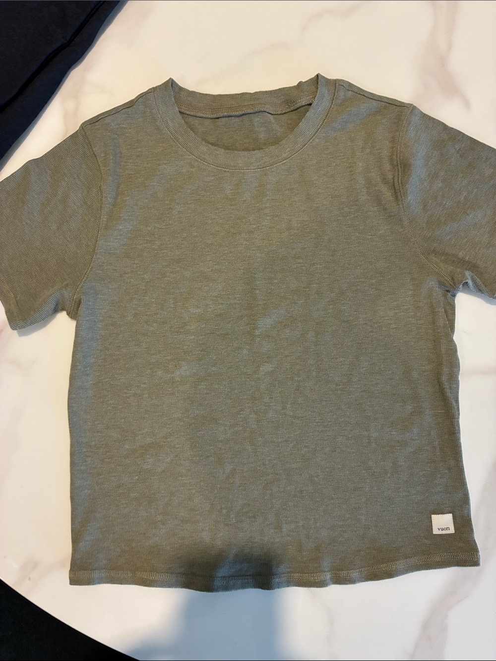 Vuori Olive Crewneck Tee
